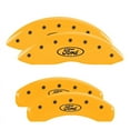 thumbnail image 1 of MGP Caliper Covers 10197SMG2RD Mustang Front/GT Rear Red Powder Coat Set of 4 Fits select: 2005-2009 FORD MUSTANG, 1 of 5
