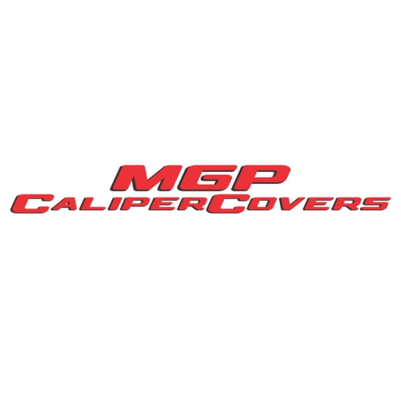MGP Caliper Covers 10197SRD MGP Logo - Red Powder Coat - Set of 4 Fits select: 2005-2009 FORD MUSTANG