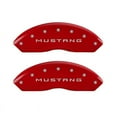 thumbnail image 1 of MGP Caliper Covers 10198SM50RD 5.0 Logo - Red Powder Coat - Set of 4 Fits select: 2010-2014 FORD MUSTANG, 1 of 2