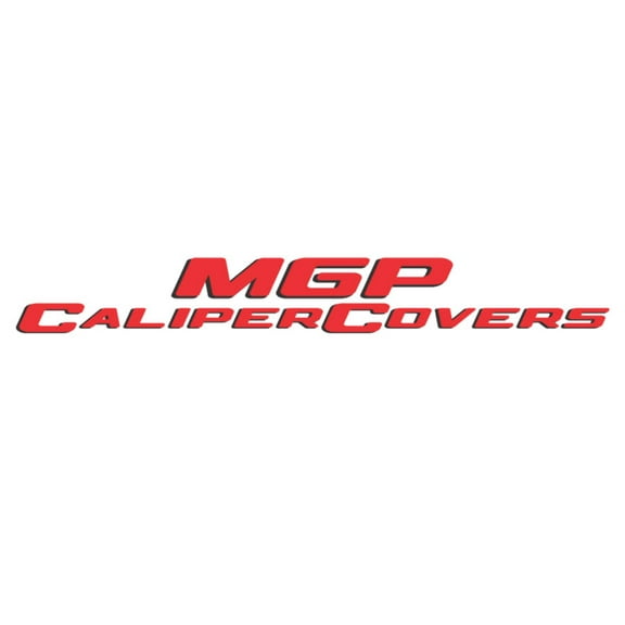 MGP Caliper Covers 10200SMB2RD Mustang Front/Pony Red Powder Coat - Set of 4 Fits select: 2015-2020 FORD MUSTANG GT