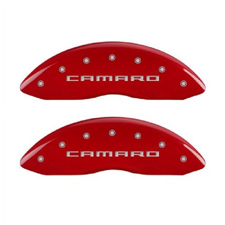 MGP Caliper Covers 14033SCA5RD 2010-2015 Chevrolet Camaro LT/LS Caliper Cover