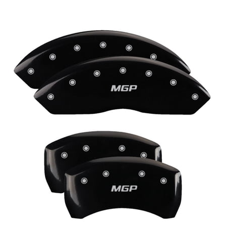 MGP Caliper Covers 4 Standard Fits select: 2017 TOYOTA TUNDRA DOUBLE CAB SR/SR5/TRD PRO, 2015-2016 TOYOTA TUNDRA CREWMAX SR5/CREWMAX TRD PRO