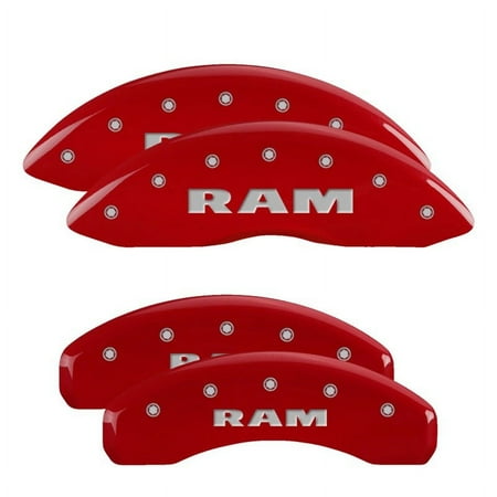 MGP Caliper Covers Caliper Covers 55005Sramrd: Red, Ram, 4 Pack Fits select: 2019-2020 RAM 1500 BIG HORN/LONE STAR