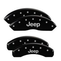 MGP Caliper M1M-42018SJEPB Jeep Logo Caliper Cover for 2019 Jeep Wrangler - Black