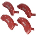 thumbnail image 1 of MGP Caliper M1M-42018SJEPR Jeep Logo Caliper Cover for 2019 Jeep Wrangler - Red, Set of 4, 1 of 12