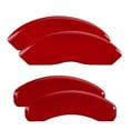 thumbnail image 1 of MGP Classic Caliper Covers 42020SCLCRD Red Aluminum Brake Covers Fits 2011-2019 Jeep Grand Cherokee (Set of 4), 1 of 5