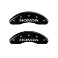 thumbnail image 1 of MGP Front set 2 Caliper Covers Engraved Front Honda Black finish silver ch Fits select: 1998-2001 HONDA ACCORD LX, 2002 HONDA ACCORD SE, 1 of 4