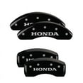 thumbnail image 1 of MGP Front set 2 Caliper Covers Engraved Front Honda Black finish silver ch Fits select: 2012-2015 HONDA CIVIC LX, 1 of 4