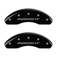 thumbnail image 1 of MGP Front set 2 Caliper Covers Engraved Front Insight Black finish silver ch Fits select: 2010-2011 HONDA INSIGHT EX, 2012 HONDA INSIGHT, 1 of 4