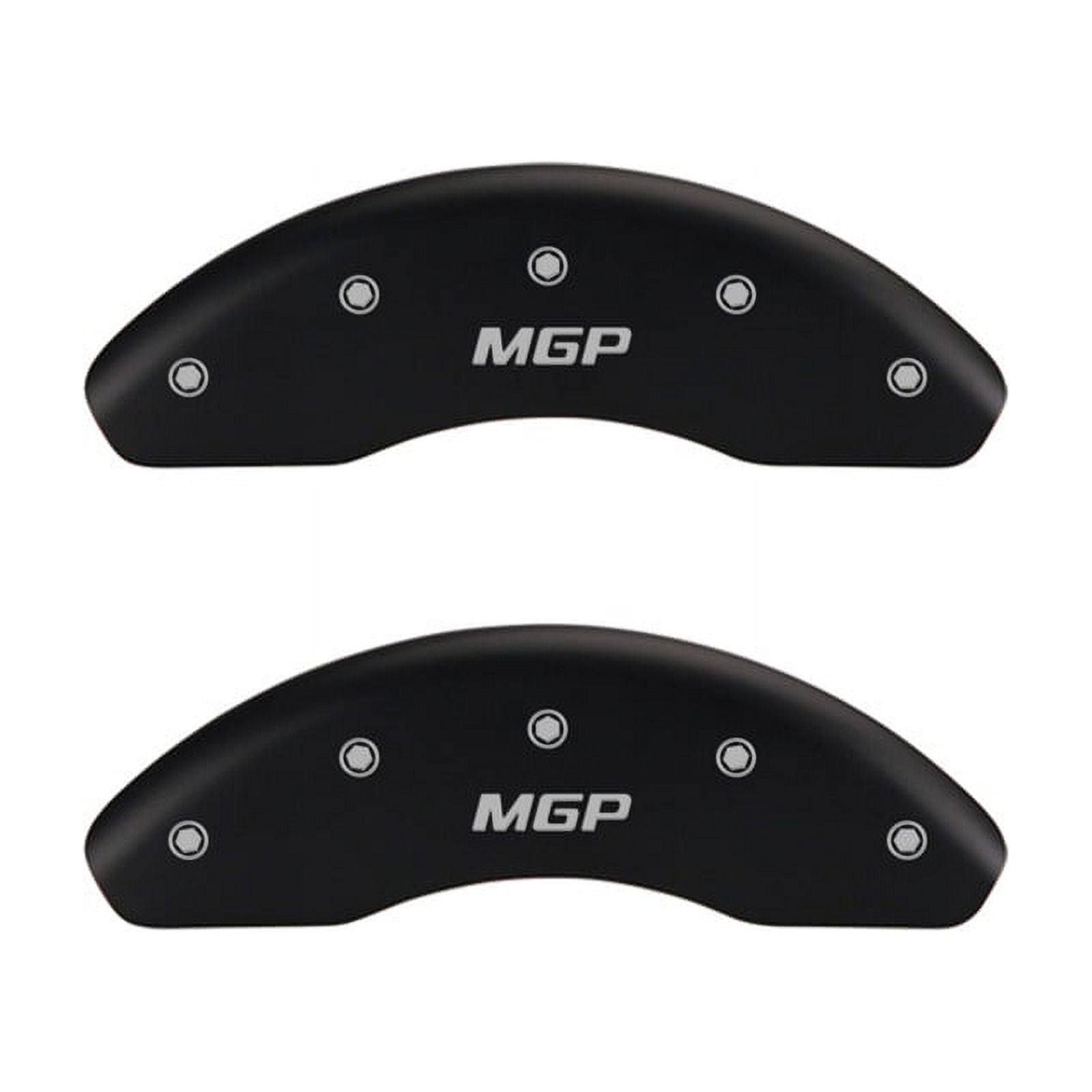 MGP Front set 2 Caliper Covers Engraved Front MGP Matte Black
