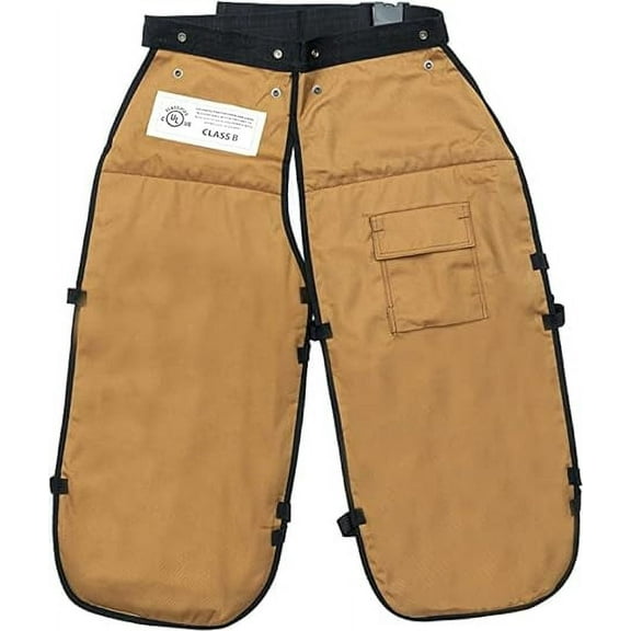 MGP SUPPLY Chainsaw Chaps For Men - Chain Saw Chaps For Men, Apron Style W/Pocket & Adjustable Belt, Safety Equipment