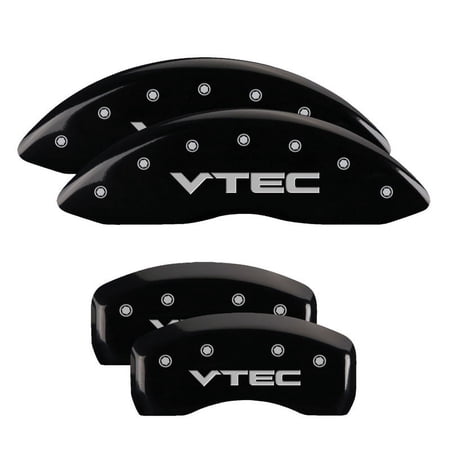 MGP Set of 4 Caliper Covers with Engraved Front (Honda), Engraved Rear (H Logo), Yellow Powder-Coat Finish and Black Characters Fits select: 2014-2015 HONDA CIVIC LX, 2012-2013 HONDA CIVIC EX