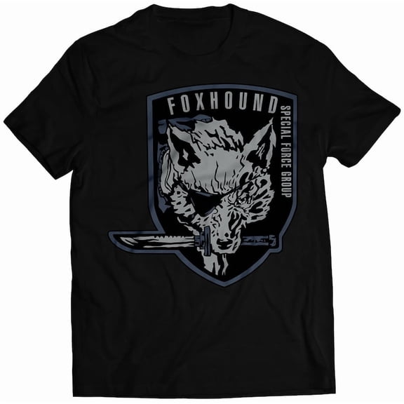 MGS Old Foxhound High-tech Special Forces Unit Emblem Unisex T-shirt (vector)
