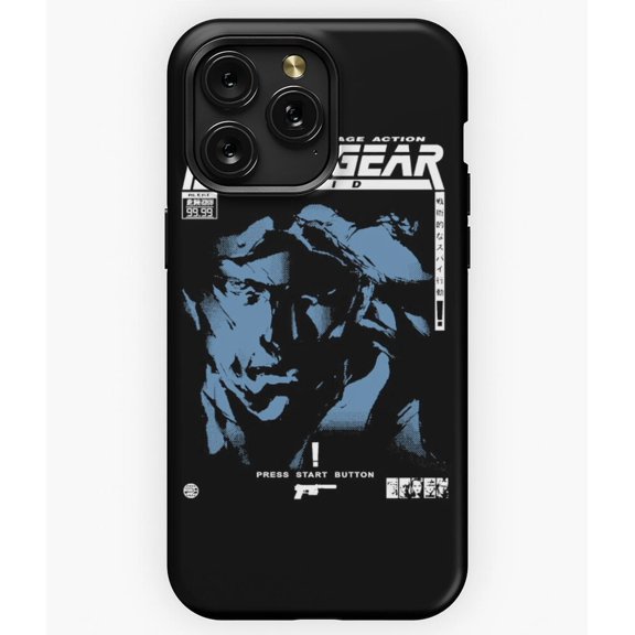 MGS Solid Snake Metal Gear M1813 Phone Case for iPhone 17 16 15 14 13 12 11 Pro Max