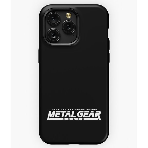 MGS1 Logo Negative Space Art M1941 Phone Case for iPhone 17 16 15 14 13 12 11 Pro Max