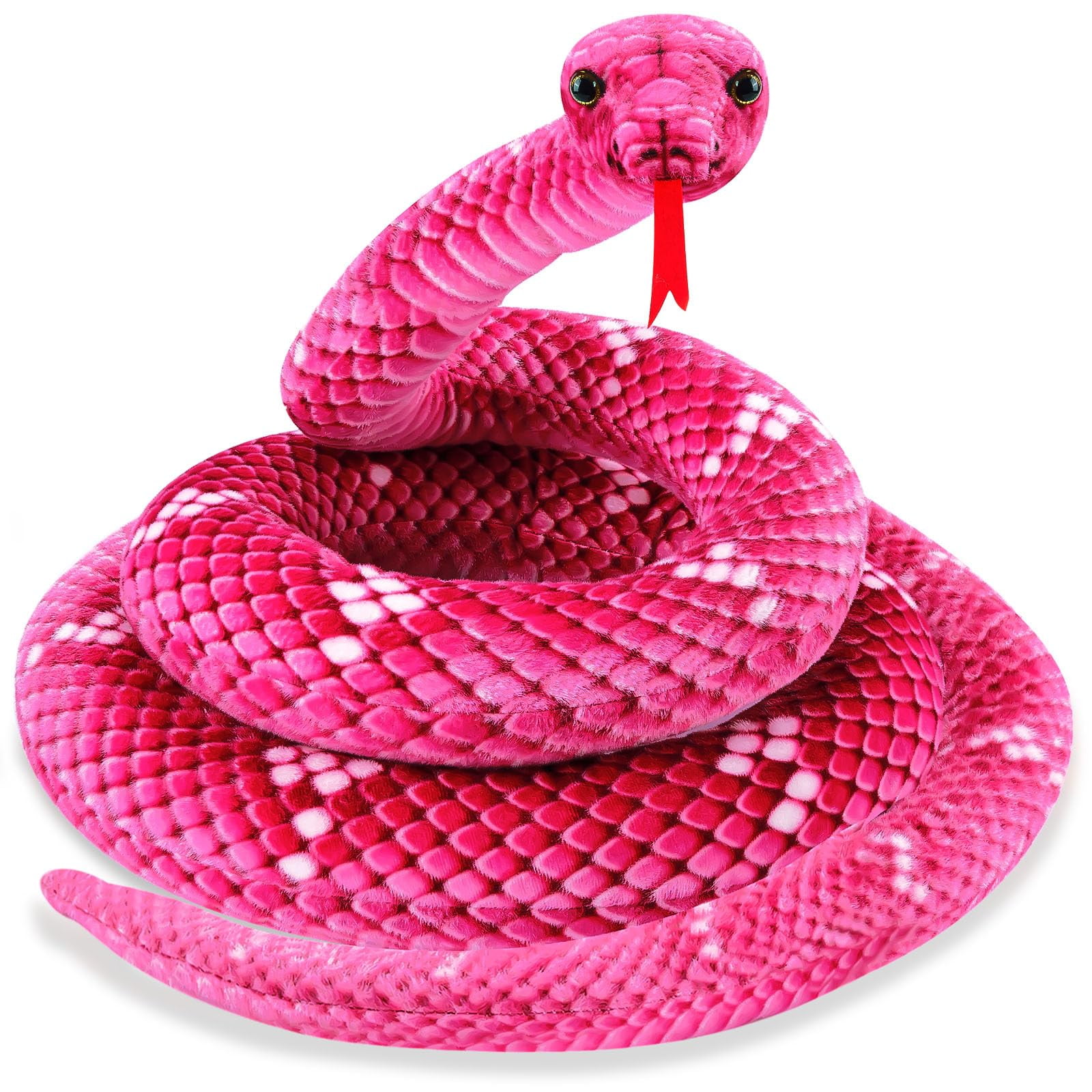MGZTTHW Snake Plush, Stuffed Snake Animal, 110 in Large Toy Snakes for ...