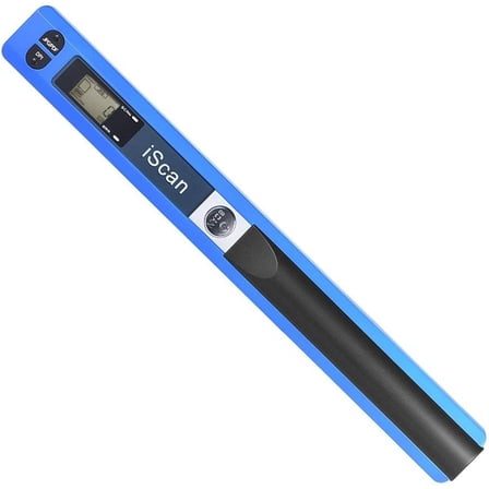 MGbeauty for iScan Portable Wand Scanner A4 Document Scanner Handheld Scanner 900DPI (Blue)