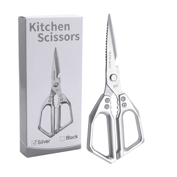 MH-All-Purpose Kitchen Scissors Heavy Duty Stainless Steel Shears for Meat, Chicken, Turkey, Bones, Herbs Sharp, Dishwasher Safe, Detachable Cooking Scissors