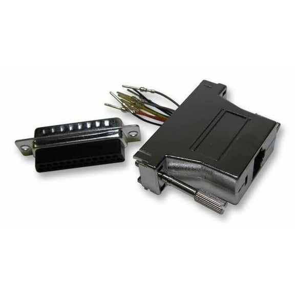 MH CONNECTORS - Modular Adaptor RJ45 to 25 Way D Plug