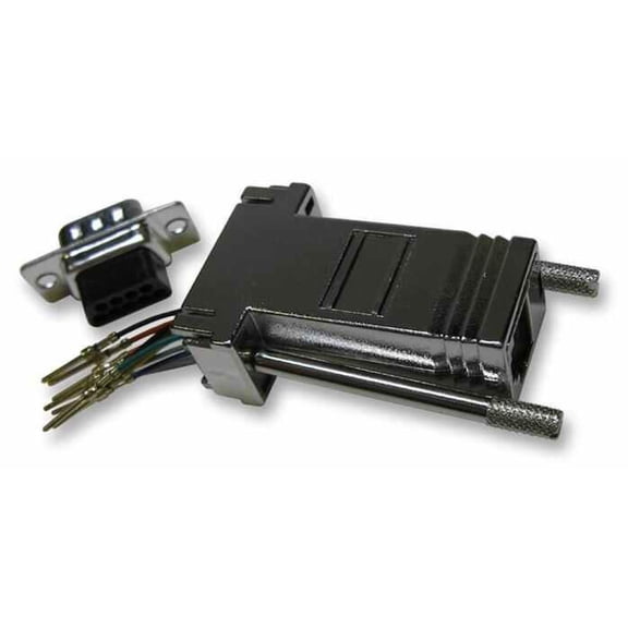 MH CONNECTORS - Modular Adaptor RJ45 to 9 Way D Shielded