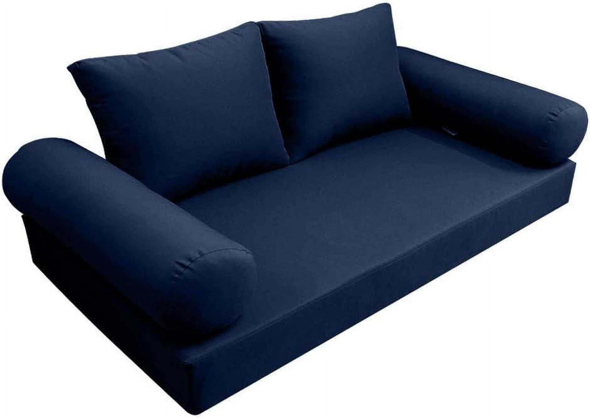 MH GLOBAL SLIPCOVER S1 Outdoor Daybed Mattress Bolster Backrest Cushion Covers Knife Edge xl