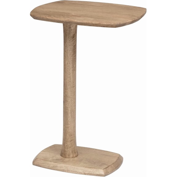 MH London Side Table - Stirling Wooden Modern C Shaped End Table - Exclusively Designed Hand Crafted Tables - End Table for Living Room, Bedroom Bedside Tables and Office