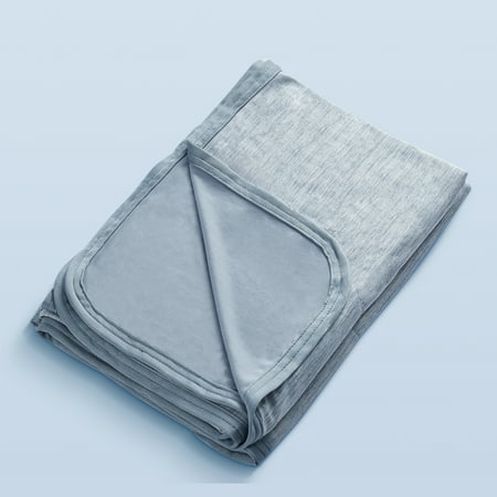 MH MYLUNE HOME Gray Cooling Blankets for Hot Sleepers, Cooling Throw Blanket for Sofa Bed, Lightweight Breathable Summer Thin Blanket for Travel Camping, Twin Size 59"x79"