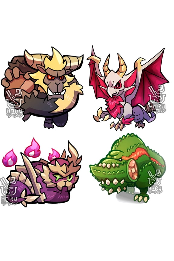 MH Monster Chibi Charms (1 keychain)