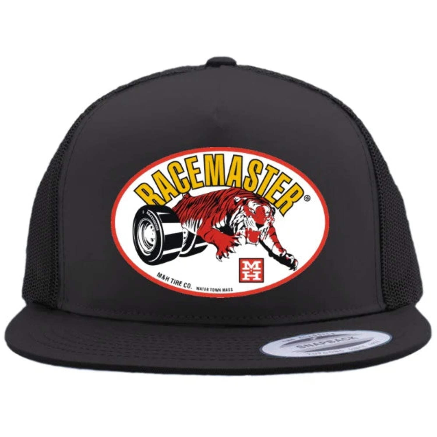 MH Racemaster Trucker Hat Flat Bill 3 colors Hot Rods Drag Racing ...