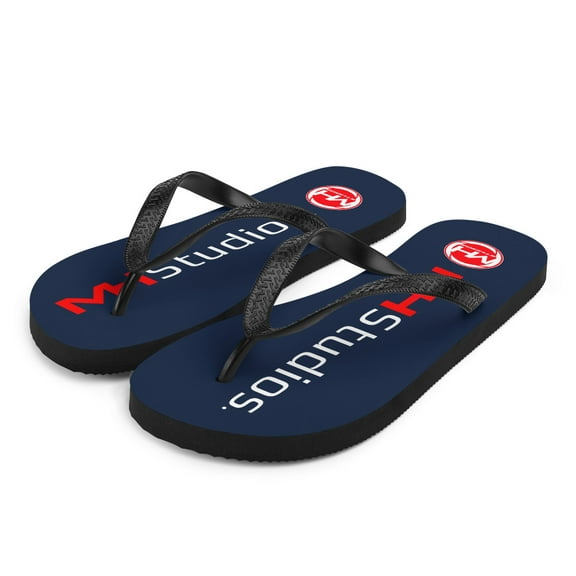 MH STUDIOS NAVY Flip-Flops (S)