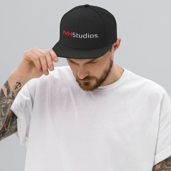 MH STUDIOS TITLE Snapback Hat (Black)
