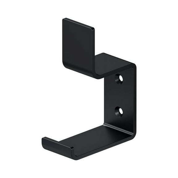 MH11U19 2-5/8" Heavy-Duty Modern Hook - Matte Black