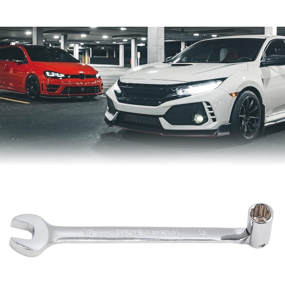 MHAWBL-10mm Swivel Head Combination Socket Spanner Wrench Auto Car Repairing Tool