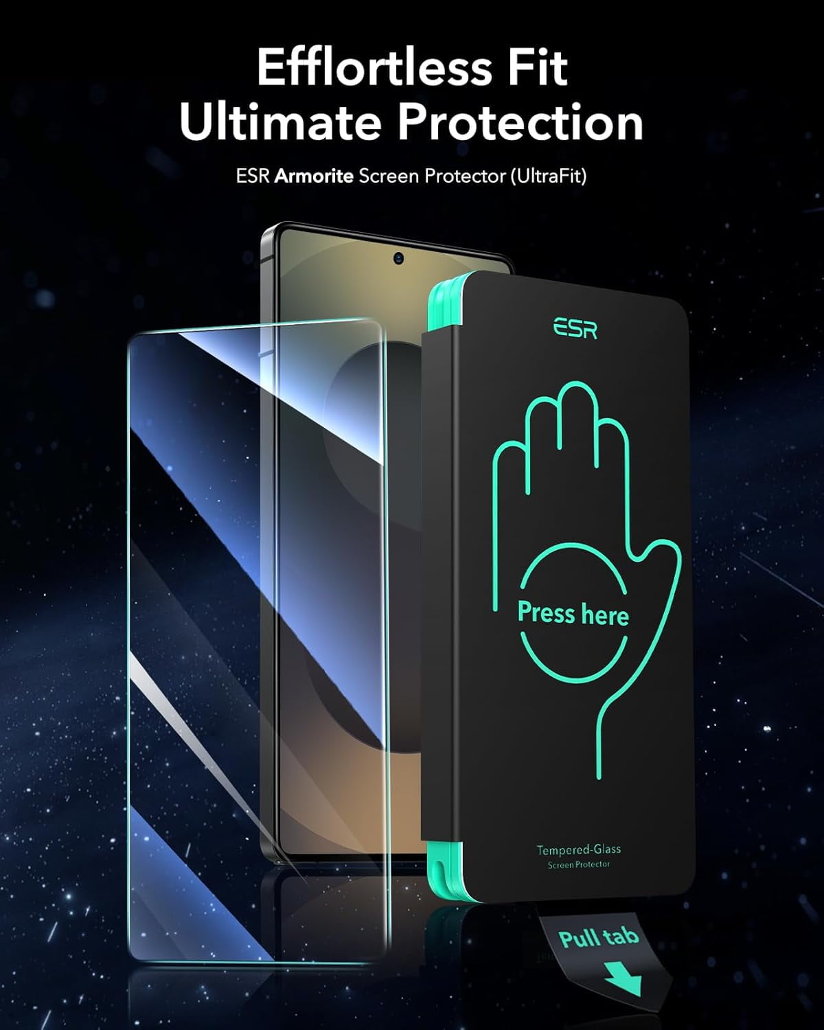 MHAWBL-3 Pack for Samsung Galaxy S25 Ultra Screen Protector, 9H+ Hardness HD Tempered Glass with Easy Installation, Auto Dust-Elimination Tool for Galaxy S25 Ultra [6.9”], Case Friendly | 9H+ Hardnes