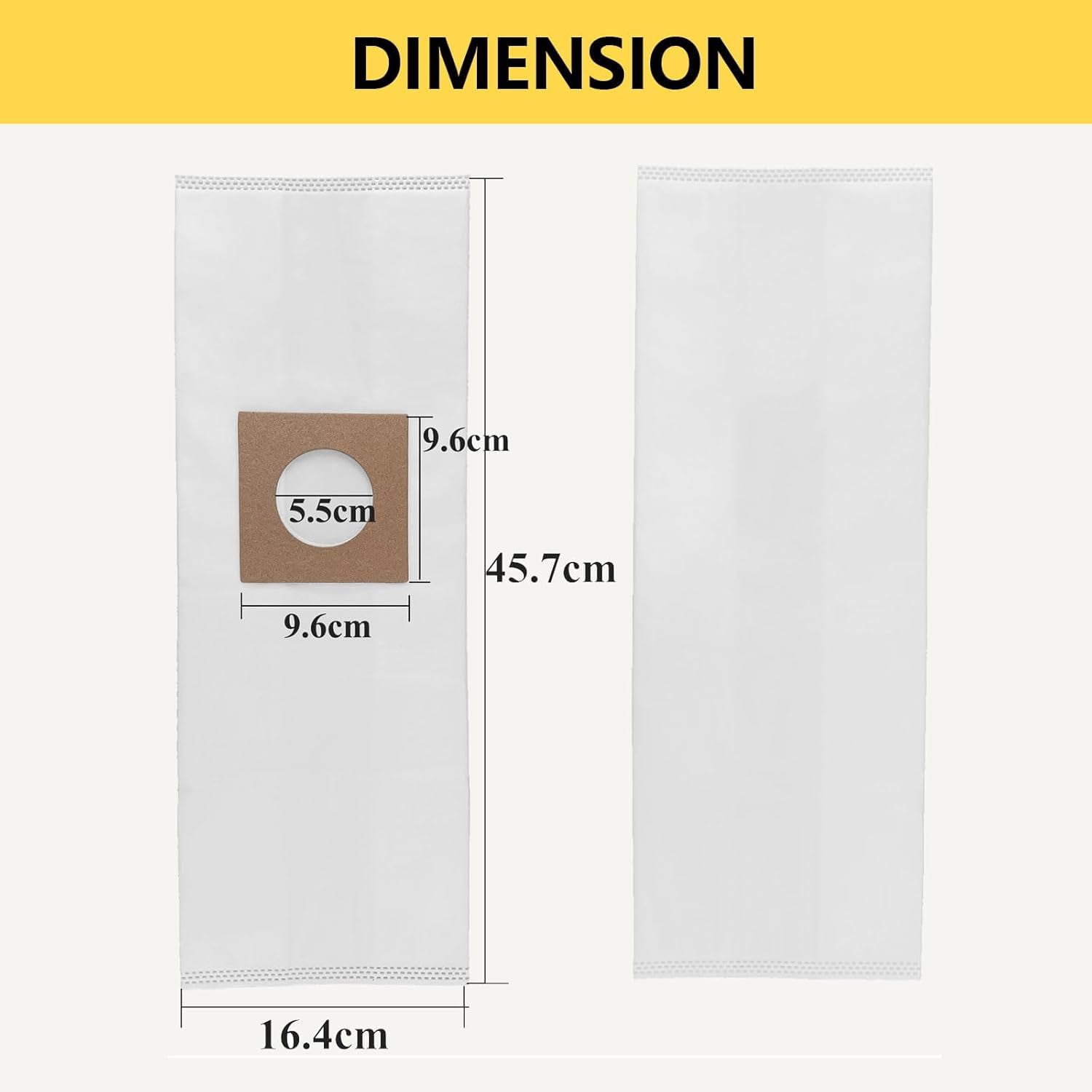 MHAWBL-9 Packs Type Y Z HEPA Cloth Vacuum Bags Compatible with Hoover Windtunnel Vacuum AH10040 4010801Y 4010100