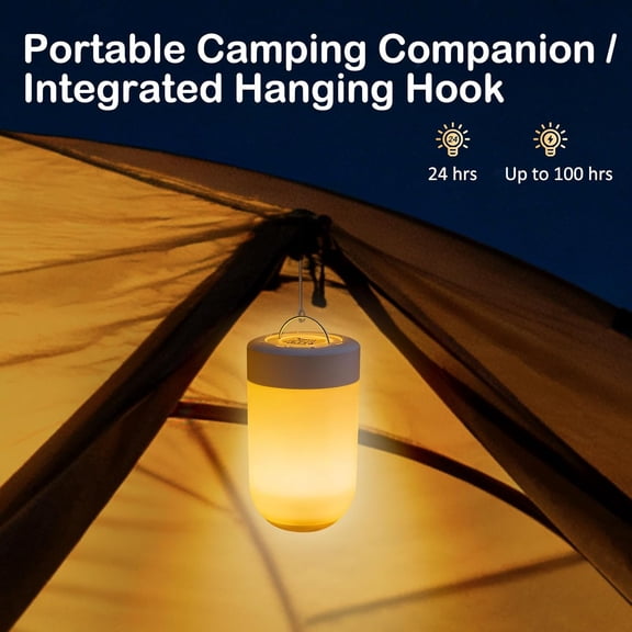 MHAWBL-Rechargeable LED Table Lamp, Portable Touch Night Light for Adults and Elders, Dimmable Bedside Lamp with Brightness Memory, Hanging Lantern for Bedroom, Hallway, Camping and Emergency