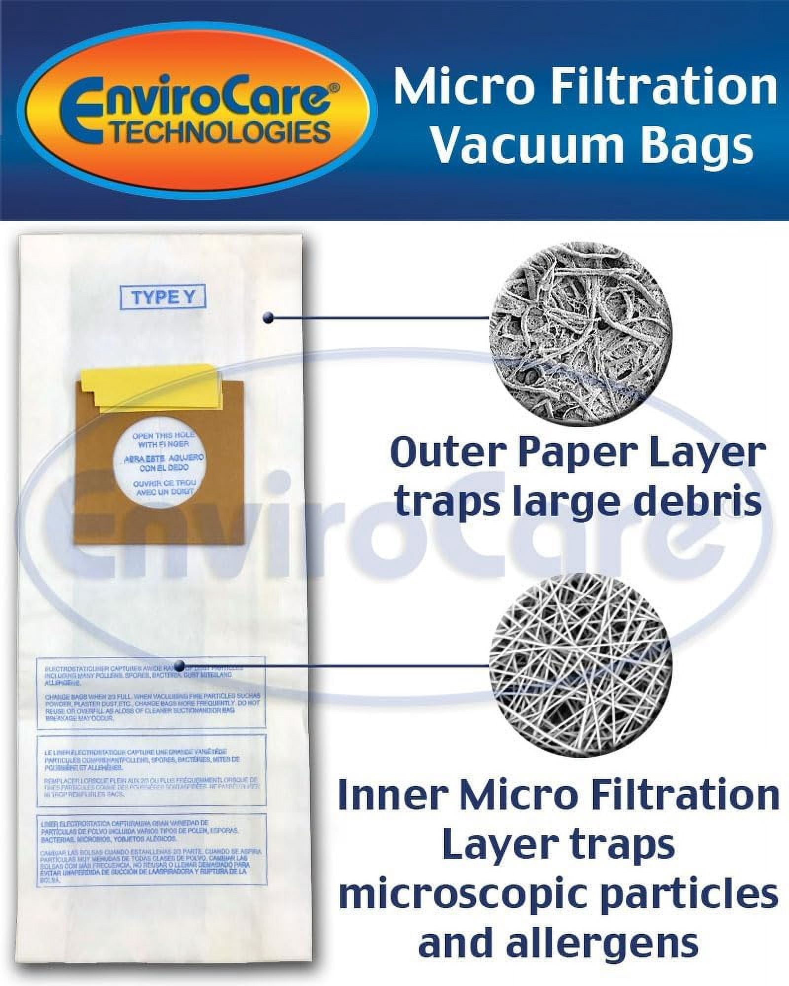 MHAWBL-Replacement Micro Filtration Vacuum Cleaner Dust Bags for Hoover Windtunnel Upright Type Y 9 Pack