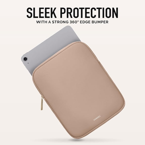 MHAWBL-Vandel 9-11 Inch Tablet Sleeve, iPad Sleeve 11 inch Travel Pouch, Fits iPad Pro 11 Inch M4/ 10th Generation 10.9, 9/8th Gen 10.2/ Air 11" 5/4/3 10.9"/10.5", Pro 11 M2, Tab S8/S9