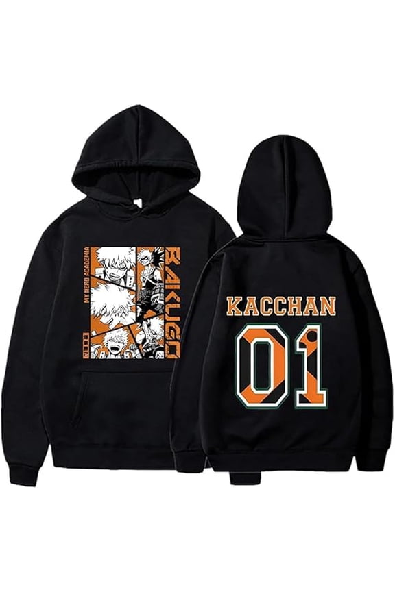 MHAs Animes Hoodie Bakugous Katsukis Hoodies Fashion Sweatshirt Printed Pullover For Women Men
