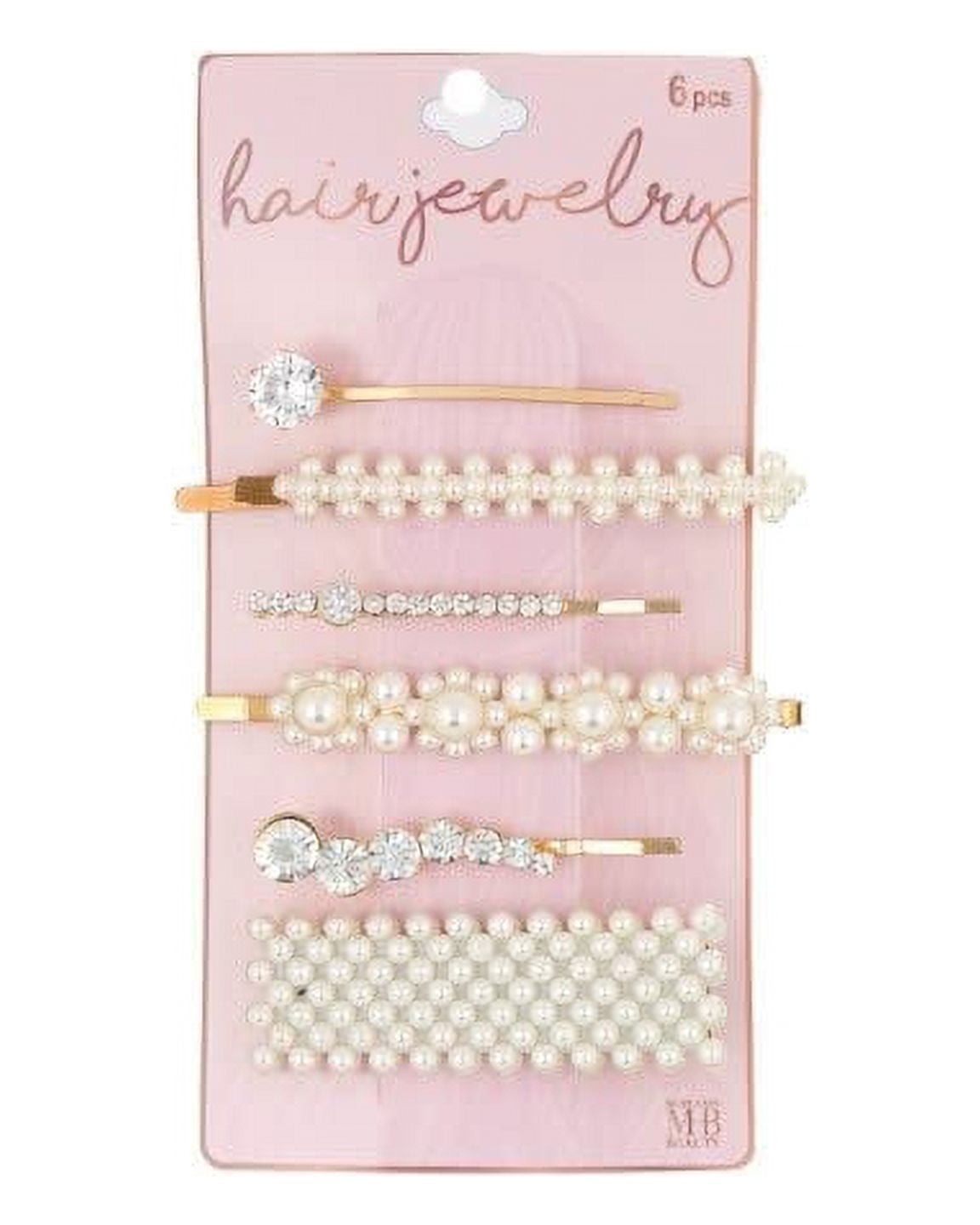 MHB Must-Have-Beauty Decorative Hair Jewelry Hair Clip Set - Hair Clips for  Styling, Bridal Hair Accessories for Women, Cute Hair Clip and Hair Styling  Accessories (8 PC HAPPINESS, STARS & RHINESTONE) 