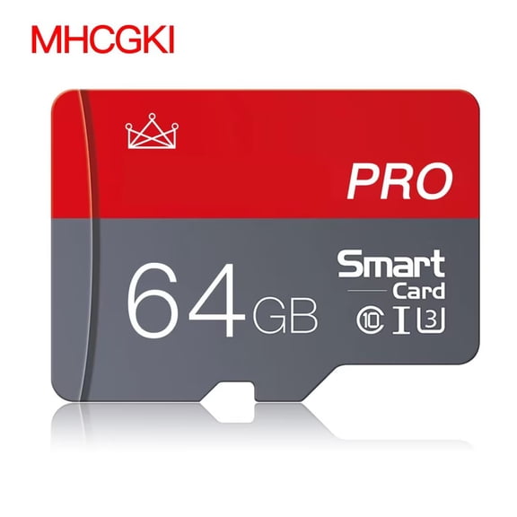 MHCGKI Memory Card 64GB Mini Card High Speed for Camera,Smartphone with Adapter