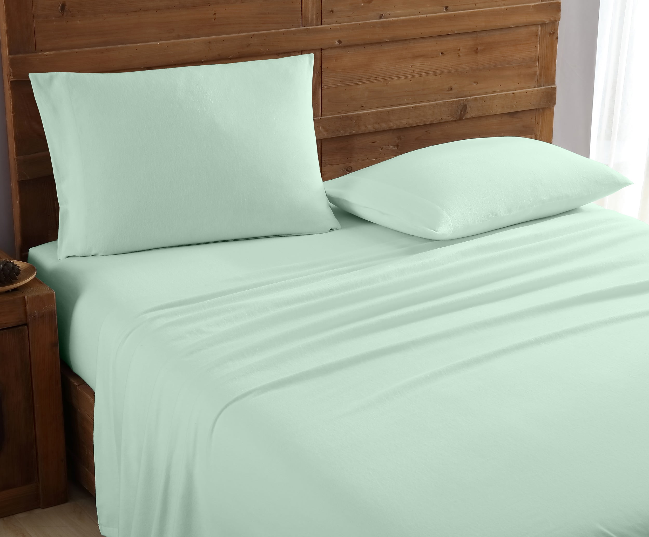 Super Soft Heavyeight Fleece Sheet Set by Sunbeam - Walmart.com