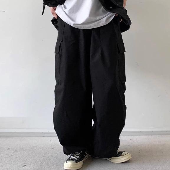 MHFRRA Cargo Jeans for Men Mens Fashion Pocket Cargo Pants Sports Casual Daily Outdoor Pants Casual Pants
