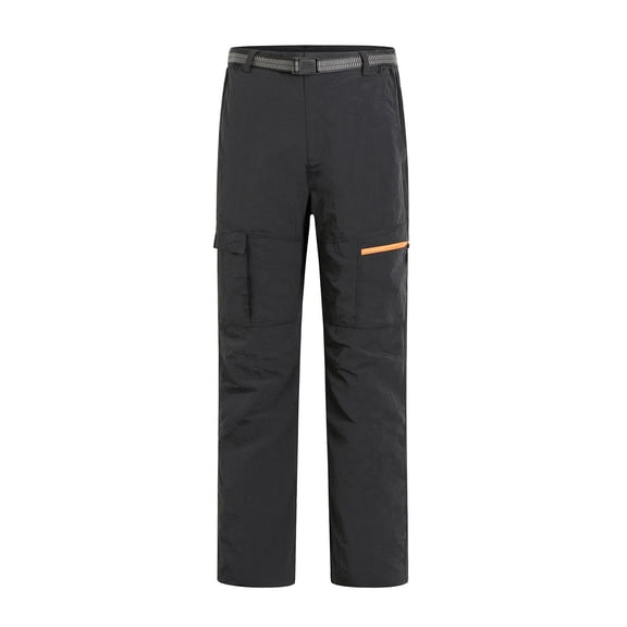 MHFRRA Cargo Pants for Men Men's Hiking Pants Tall Inseam 30"/32"/34"/36" Lightweight Work Cargo Pants Water 5 Zipper Pockets