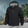 thumbnail image 1 of MHFRRA Coat Men Softshell Jacket Winter Warm Windproof Outdoor Insulated Coat with Lightweight Thermal for Cold Weather, 1 of 3