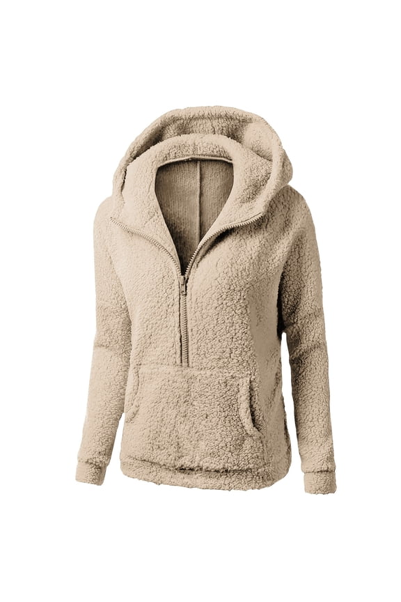 Hoodie Blanket for Women Winter Warm Zip Up Hooded Sweater Coat Soft Casual Outerwear Jacket for Cold Weather Comfort and Style