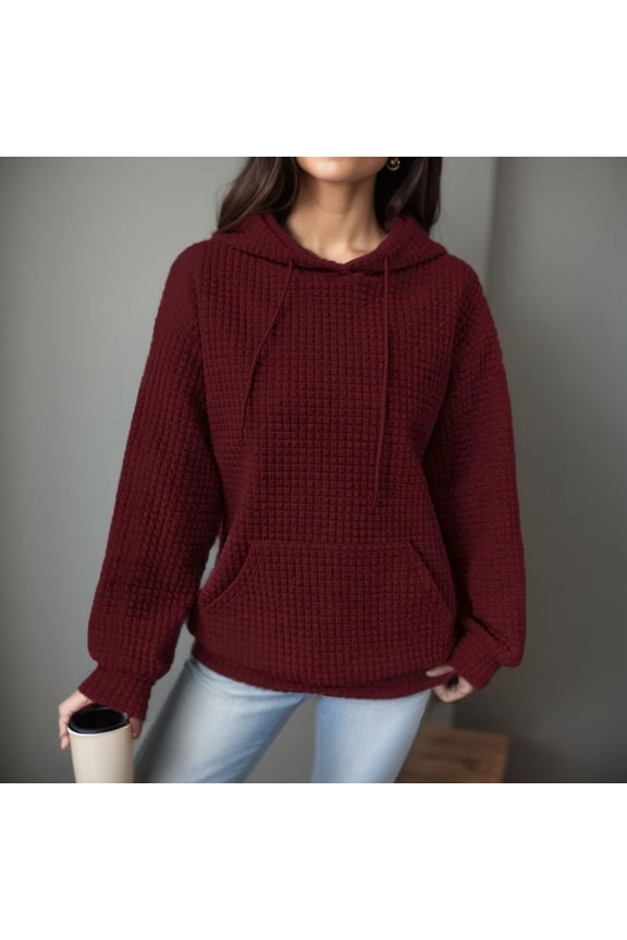 Oversized Hoodies for Women Womens Hoodie with Loose Pullover Long Sleeve Spliced with String Pocket Hoodie