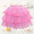 thumbnail image 1 of MHFRRA Toddler Tutu Girls Carnival Dance Tutu Skirt Ballet Performance Layered Flared Party Skirt for Kids Children Twirling Skirt with Satin Waistband for Recital Play Dress Up 8-9 Years, 1 of 3