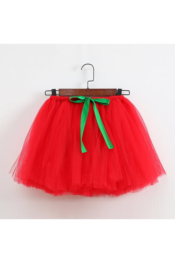 Toddler Tutu Kids Girls Holiday Party Dance Party Skirt Ballet Skirts 9-11 Years