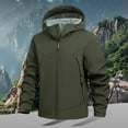 thumbnail image 1 of MHFRRA Winter Coat Winter Softshell Jacket Outdoor Windproof Coat Warm Thermal Insulated Water Casual Hiking Cycling Sports, 1 of 3